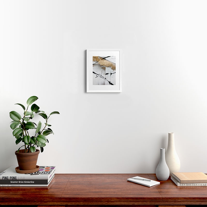 Still by Alyssa Hamilton Art - Framed Art Print Modern White 11" x 14" - Image 1