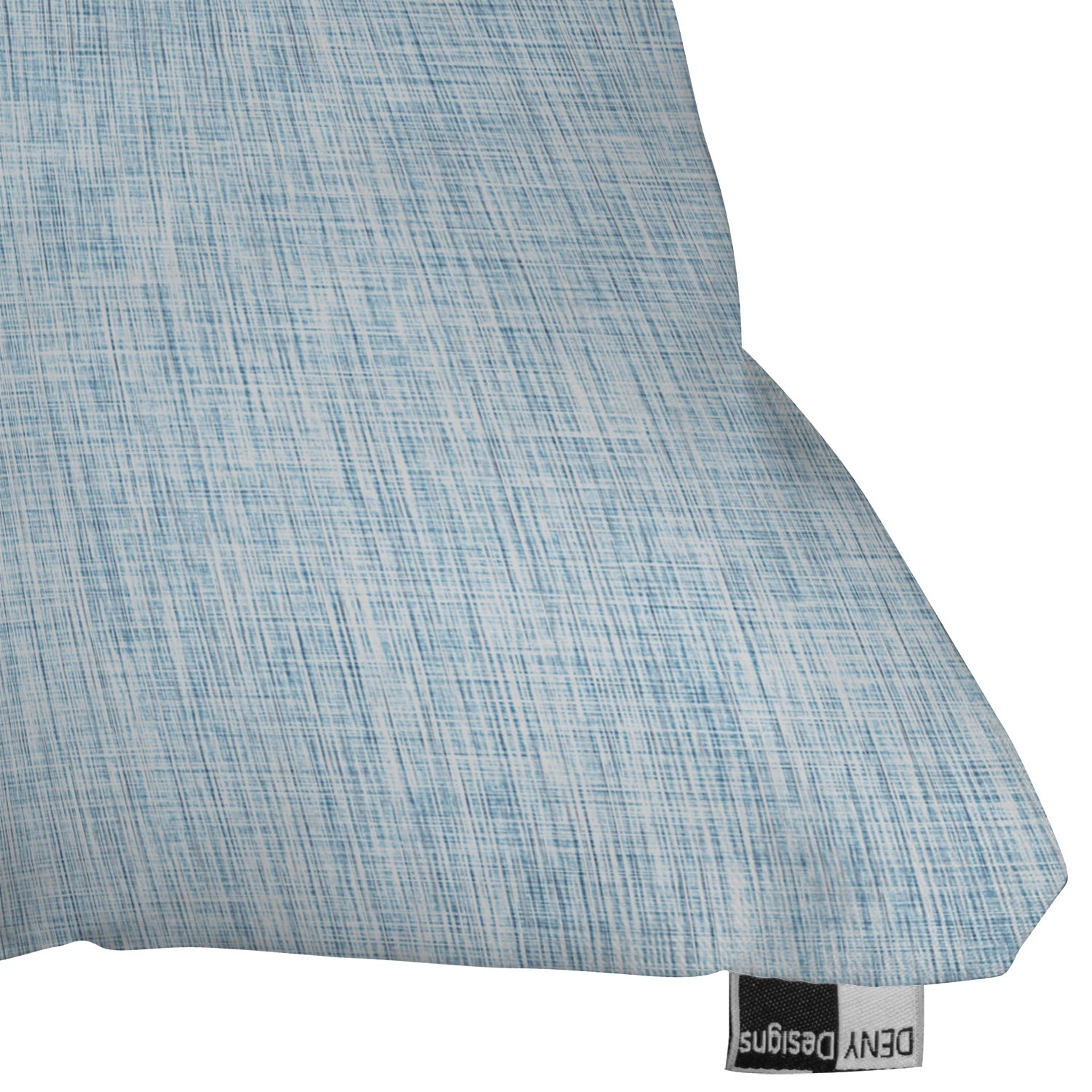 Linen Acid-Wash Throw Pillow with insert, Blue, 20" x 20" - Image 2