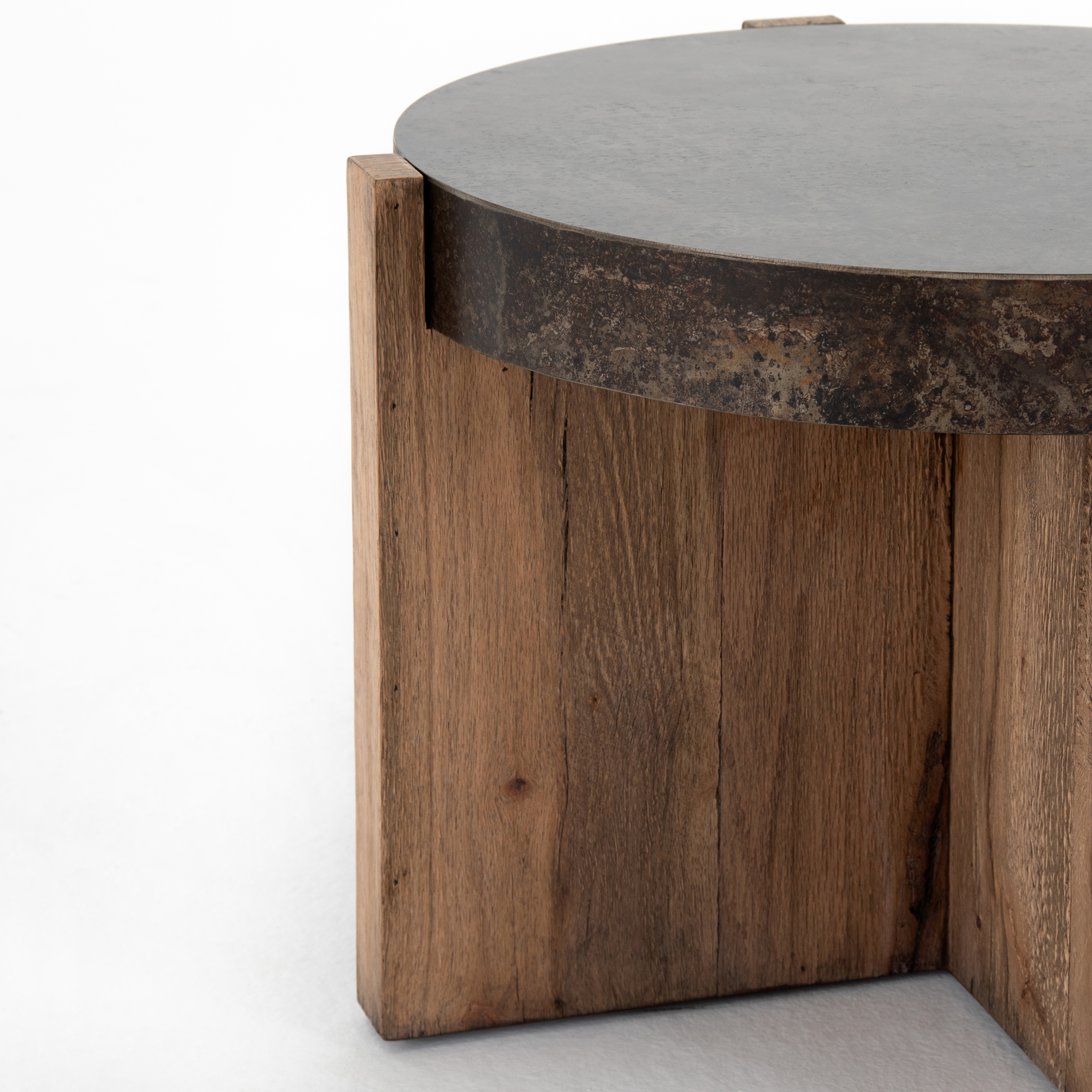 Bingham End Table - Rustic Oak Veneer - Image 9