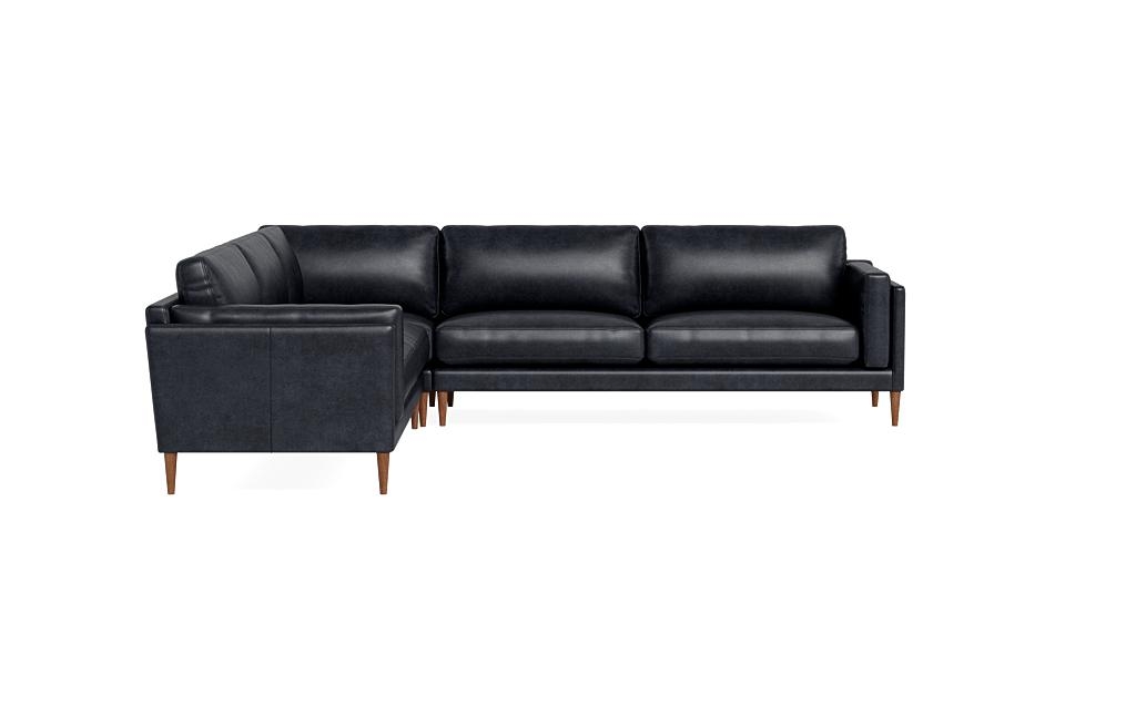 Gaby Leather 4-Seat Corner Sectional - Image 0