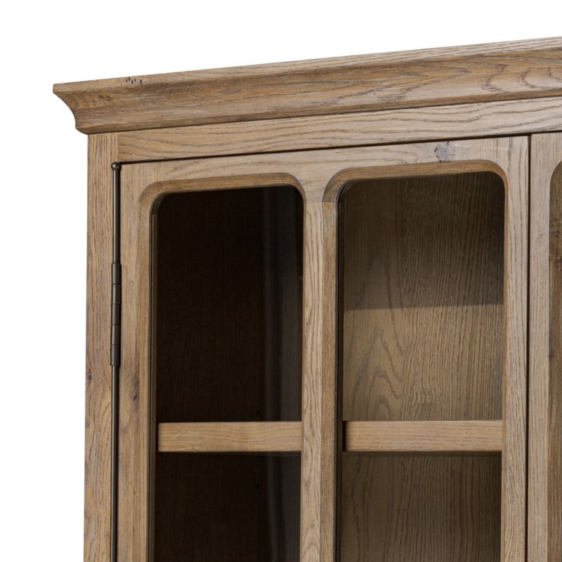 Amos 55" Weathered Oak Storage Cabinet - Image 9
