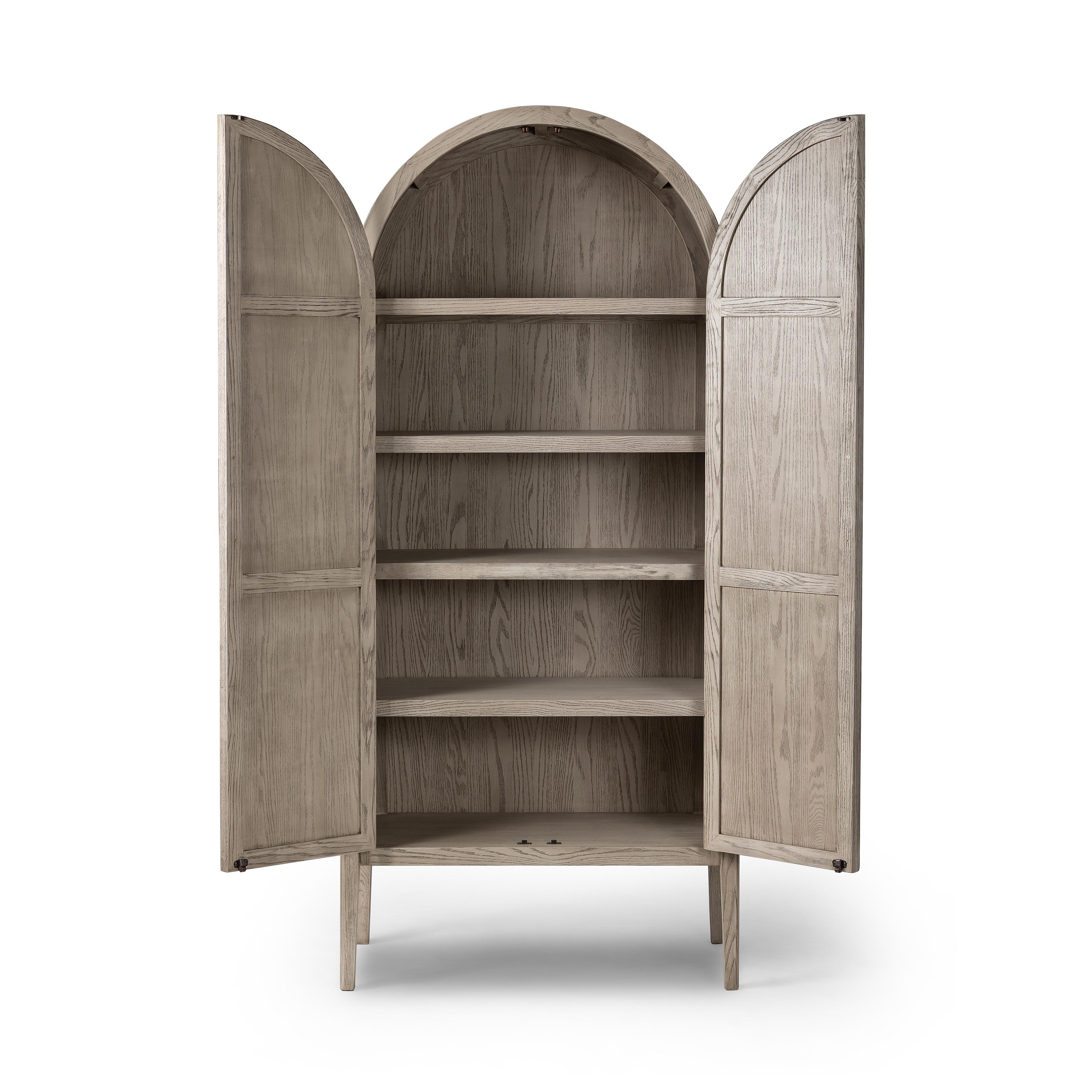 Tolle Panel Door Cabinet-Rstic Wht - Image 11