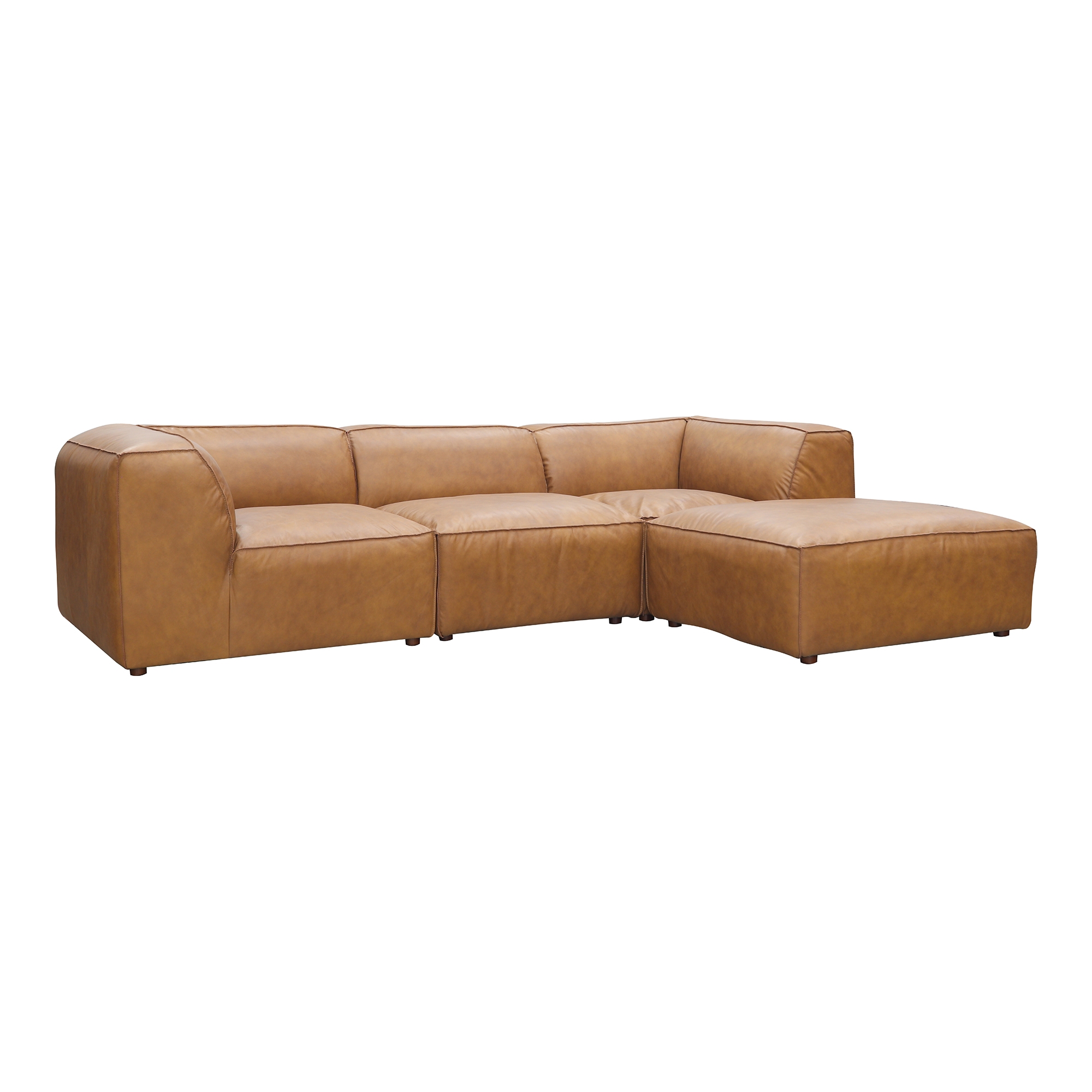 Form Lounge Modular Sectional Sonoran Tan Leather - Image 1