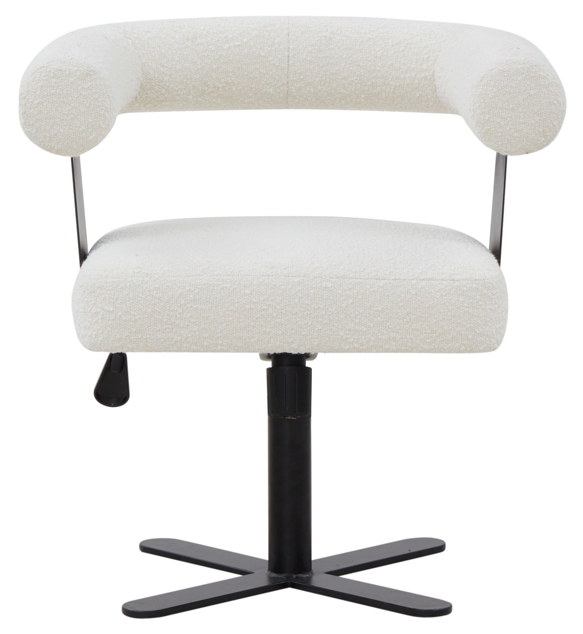 Baron Adjustable Desk Chair - Ivory/Black - Image 0