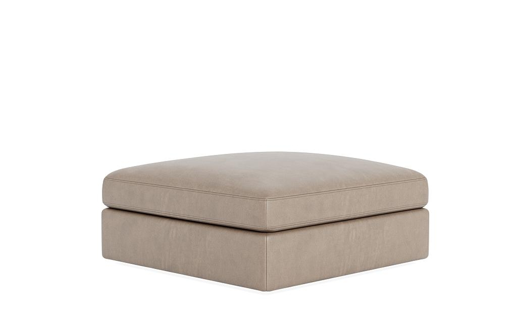 Tatum Leather Modular Square Ottoman - Image 1