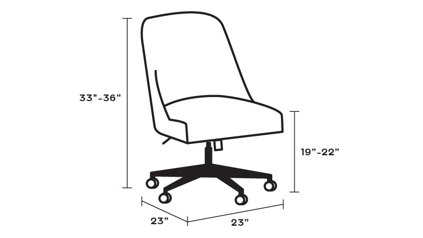 Tailored Task Chair, Talc Linen - Image 5