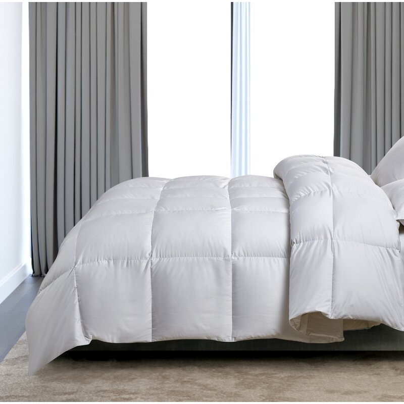  Serta Super Soft 300 Thread Count White Down Fiber Comforter By Serta All Season King Size: Twin - Image 0