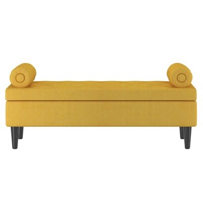 Upholstered Storage Ottoman - Image 0