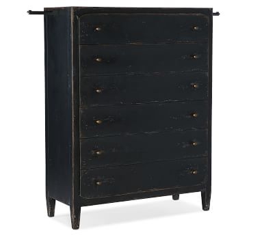 Blatchford 6-Drawer Tall Dresser, Black - Image 3