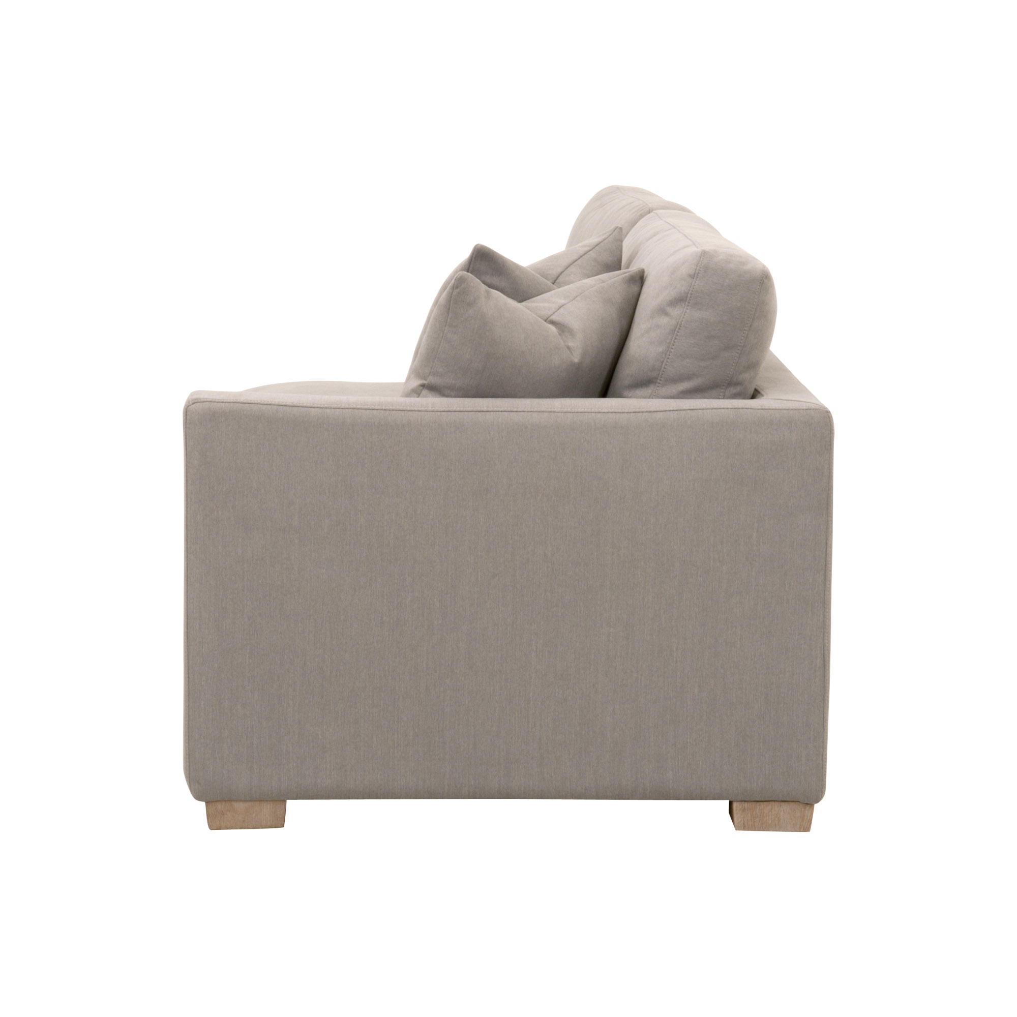 Hayden Modular Taper 2-Seat Right Arm Sofa, LiveSmart Peyton-Slate, Natural Gray Oak - Image 2