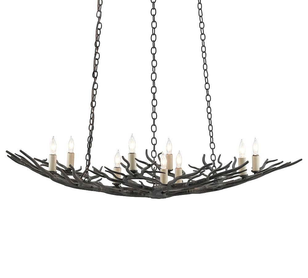 Kenora Chandelier, 34.5", Bronze - Image 0