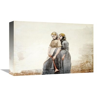 'The Fog Horn' by Winslow Homer Print on Canvas - Image 0