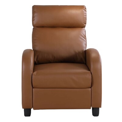 Hebron Faux Leather Manual Recliner - Image 0