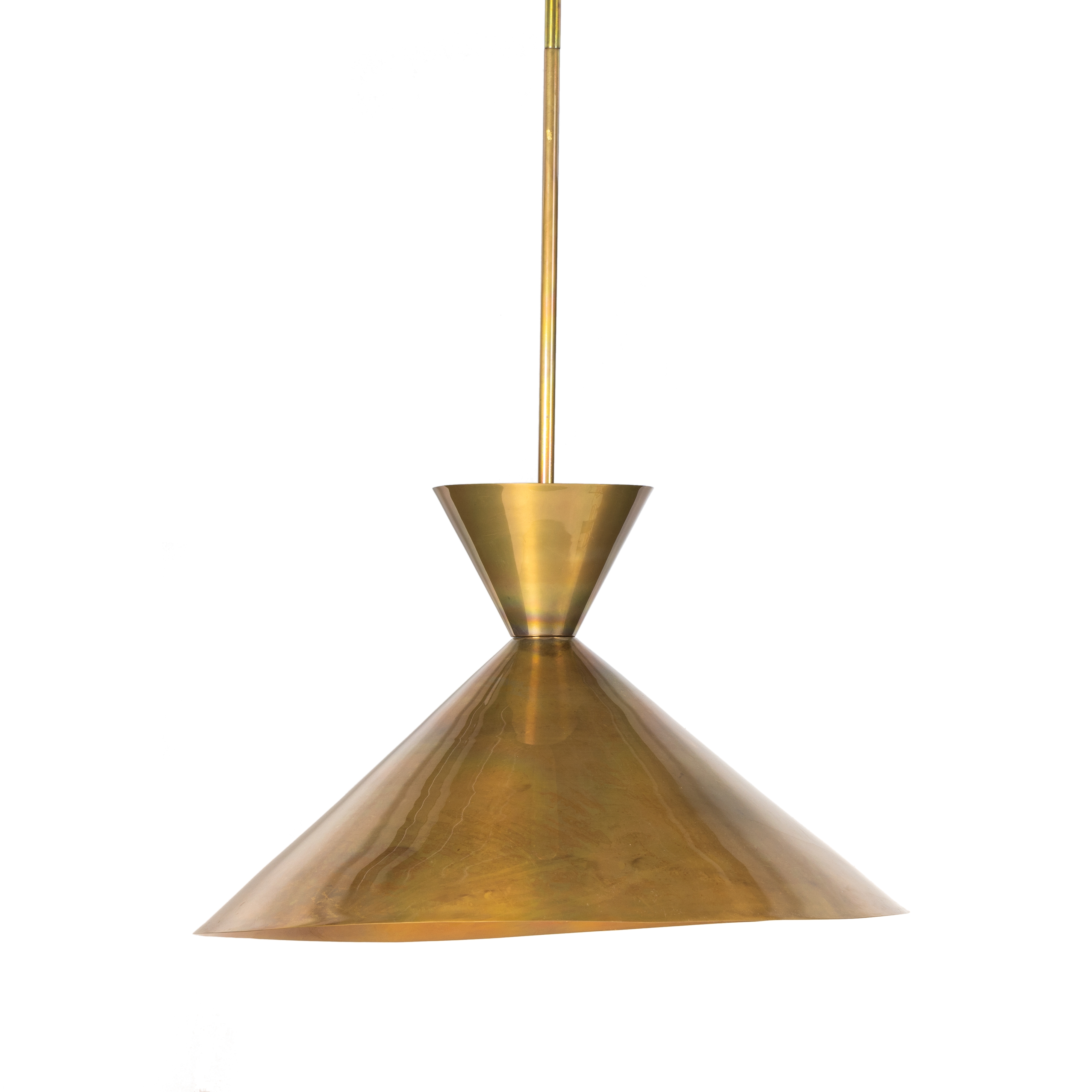 Clement Large Pendant-Burnt Brass - Image 2