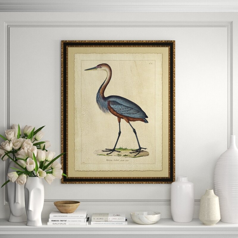 Wendover Art Group Heron Goliat - Picture Frame Graphic Art - Image 0