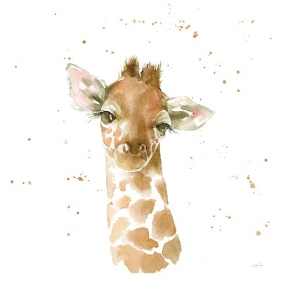 Baby Giraffe by Katrina Pete - Print - Image 0