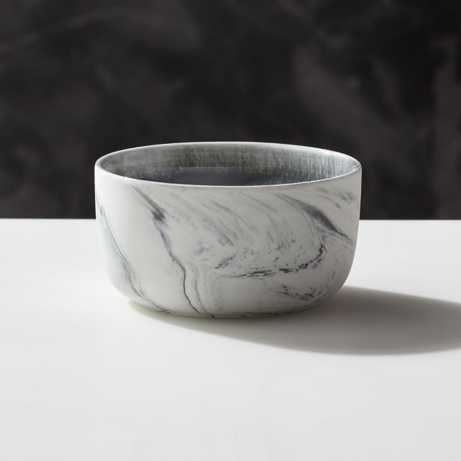 Swirl Black and White Mini Bowl by Jennifer Fisher - Image 0