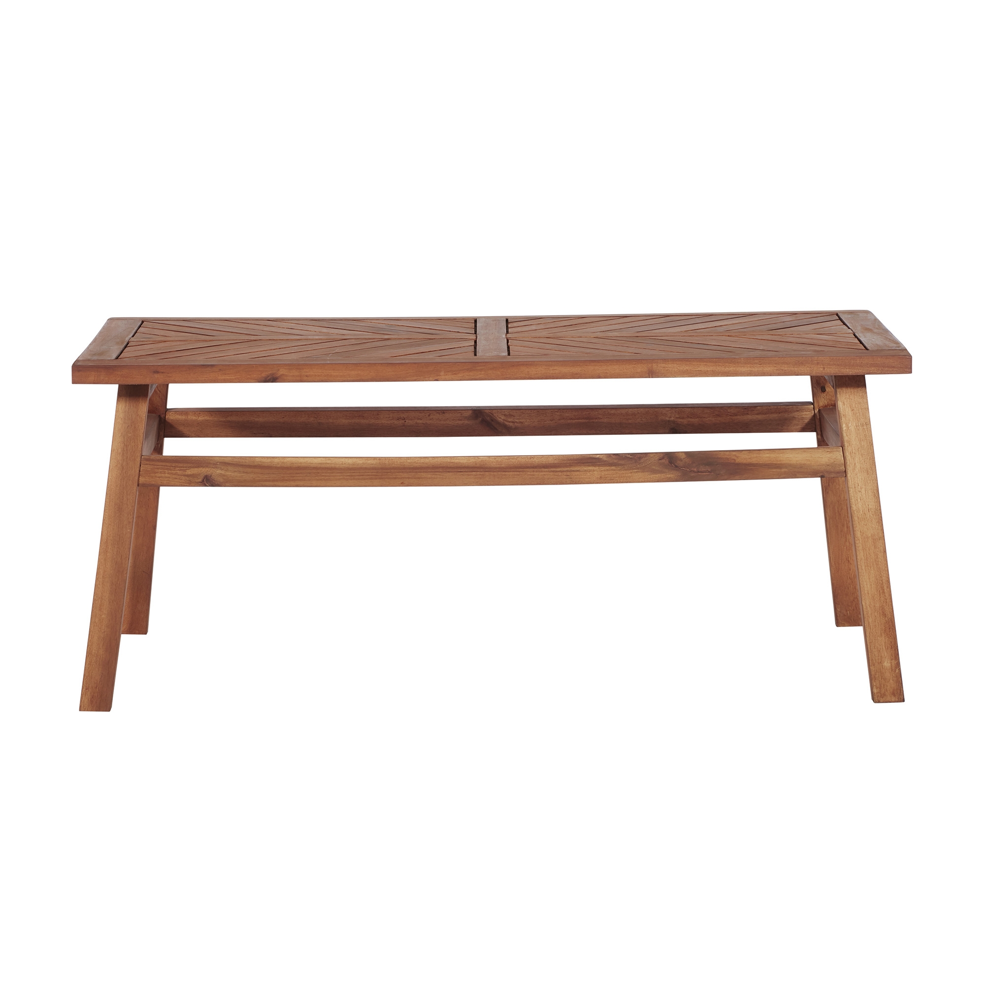 Vincent Patio Wood Coffee Table - Brown  - Image 1