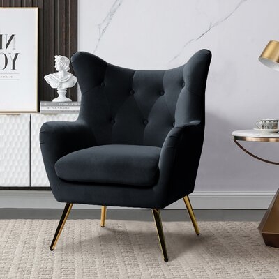 Som Accent Chair With Tufted Back - Image 0