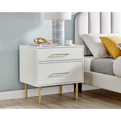 Elswick 2 - Drawer Nightstand in White - Image 0