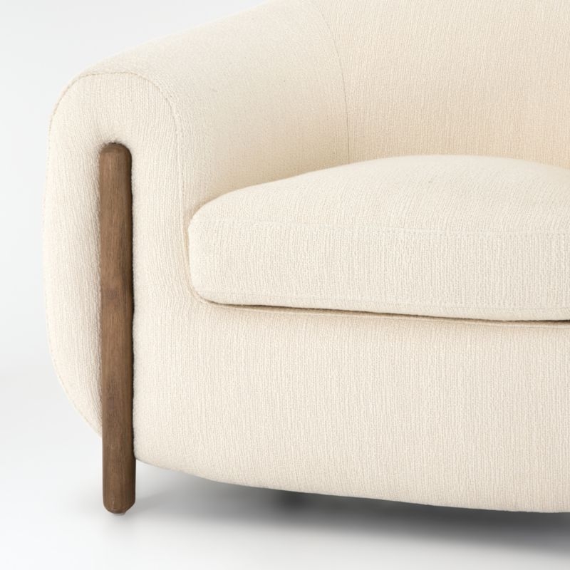 Nora Tub Chair, Cream - Image 4