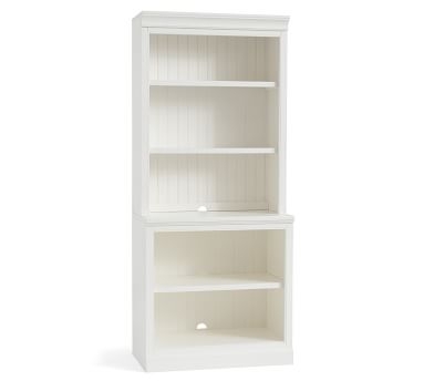 Aubrey Open Bookcase, Dutch White - Image 1