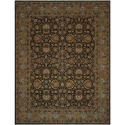 One-of-a-Kind Branner Hand-Knotted Black/Brown 9'3" x 12'2" Wool Area Rug - Image 0