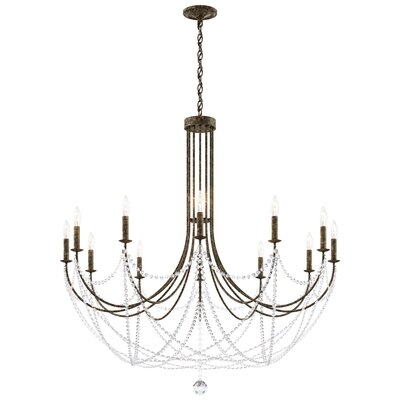 Verdana 12 - Light Candle Style Tiered Chandelier - Image 0
