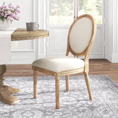 Libretto Linen Side Chair, Beige, Set of 2 - Image 3