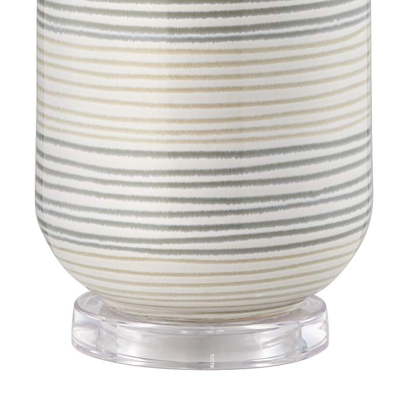 Striped Adler Multi-Color Ceramic Table Lamp - Image 4