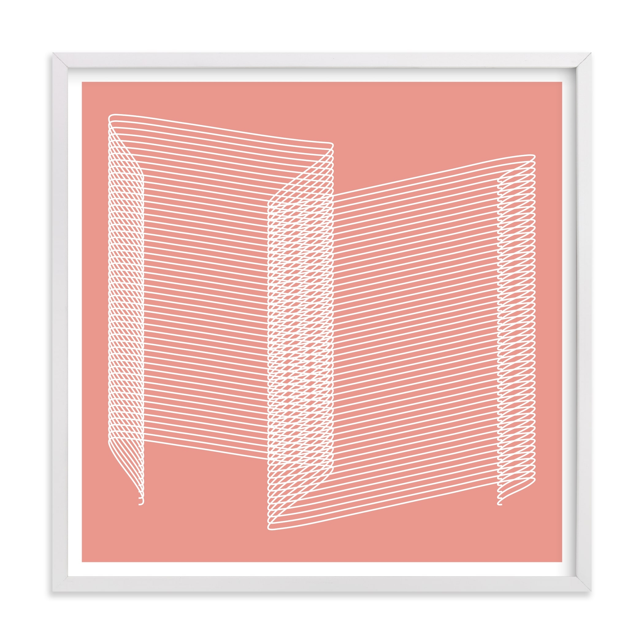 Pink And Lines Limited Edition Fine Art Print 2 - Image 0