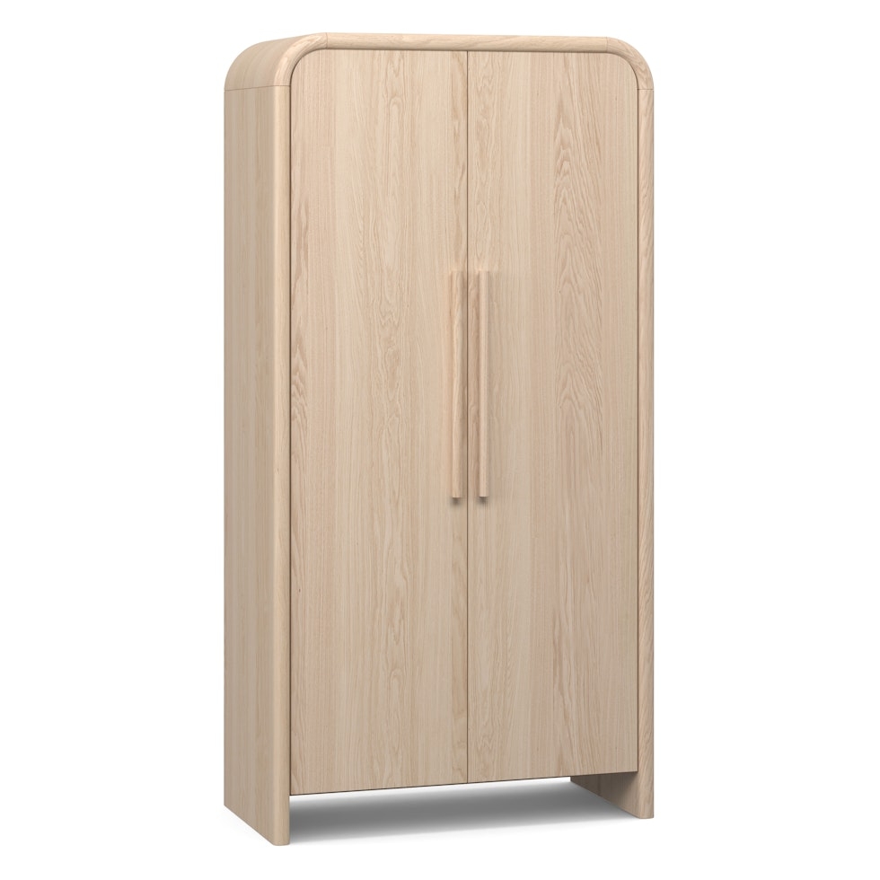 Faydra 35.5" Enclosed Bookcase - Natural Ash - Image 0