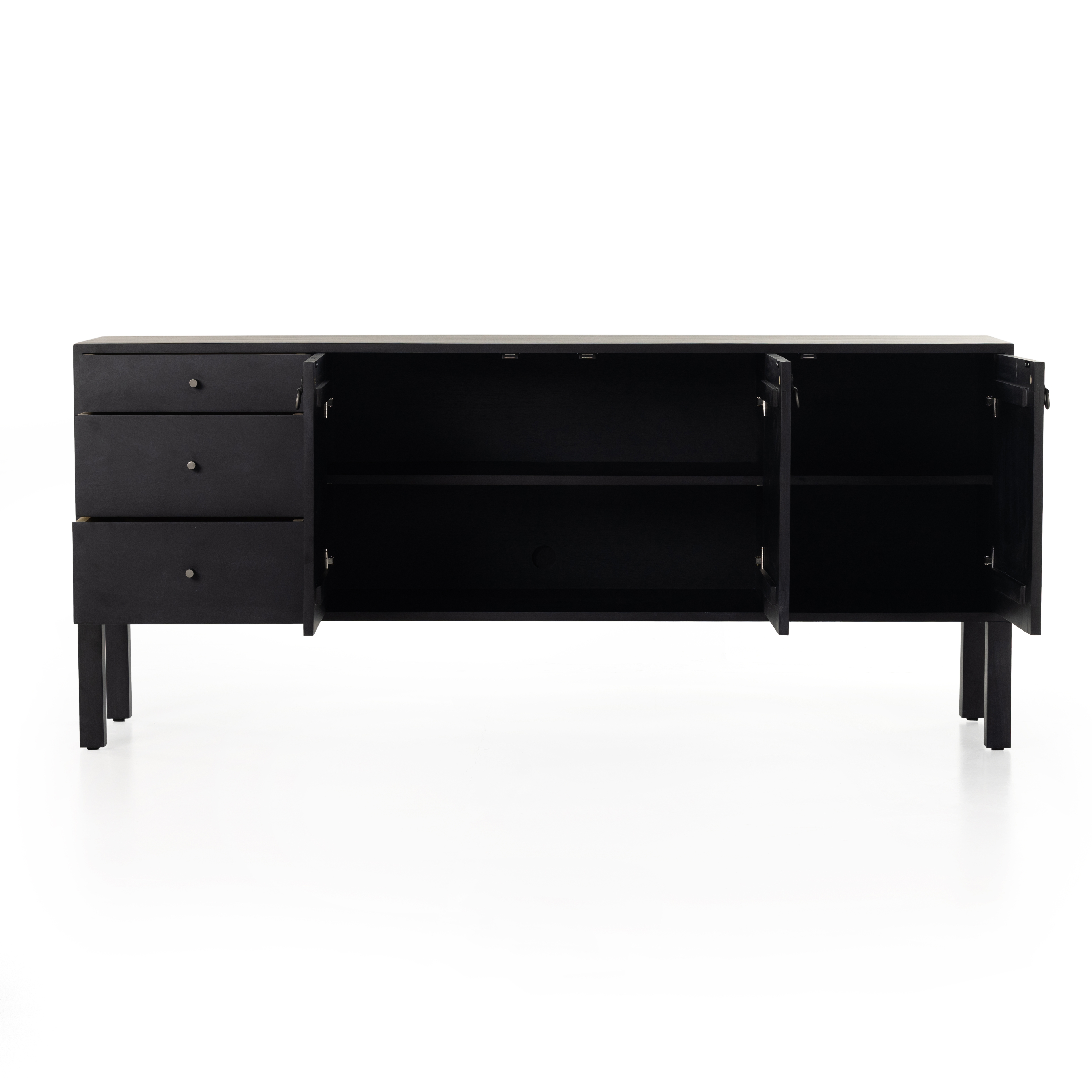 Isador Sideboard-Black Wash Poplar - Image 4