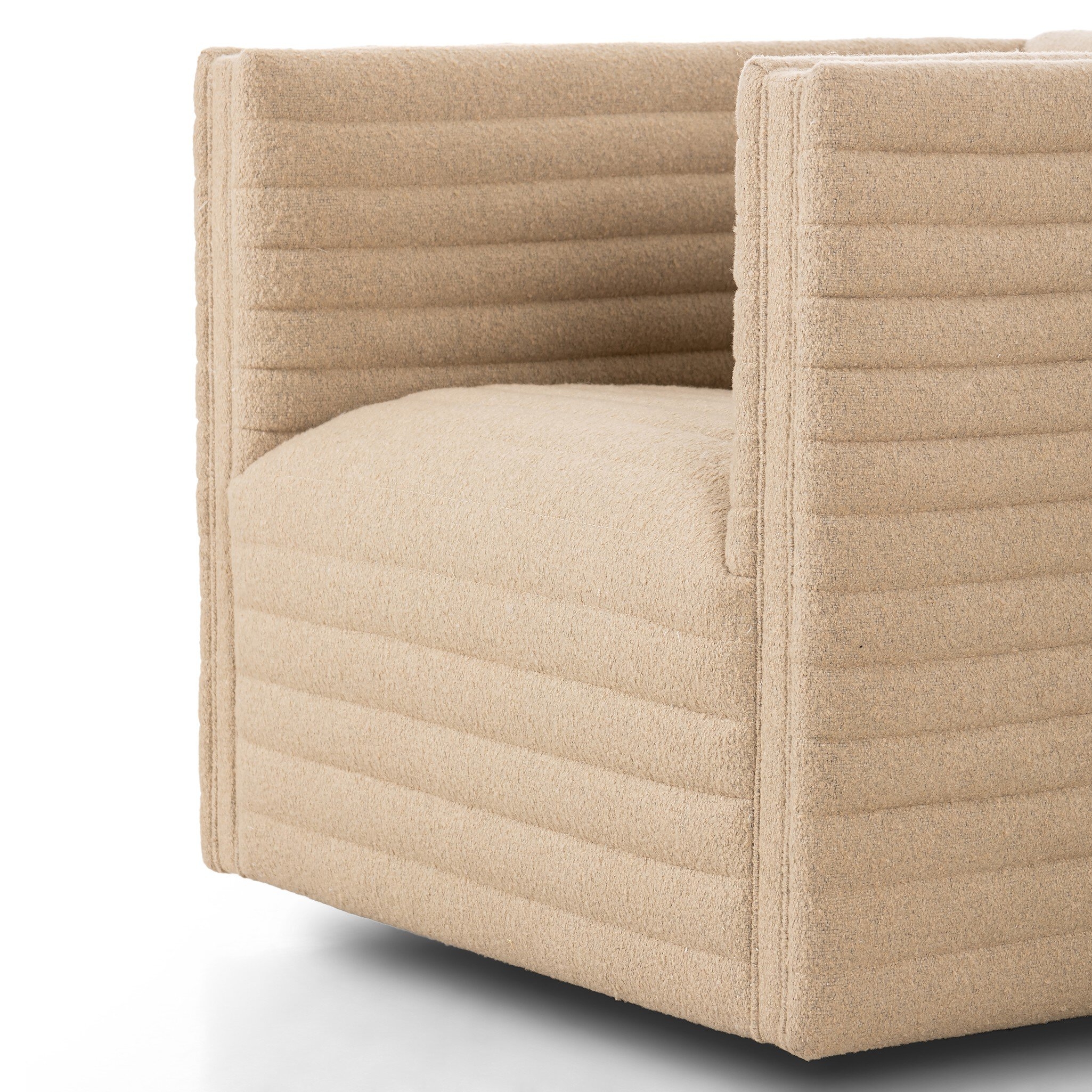 Padma Swivel Chair - Crete Ecru - Image 7