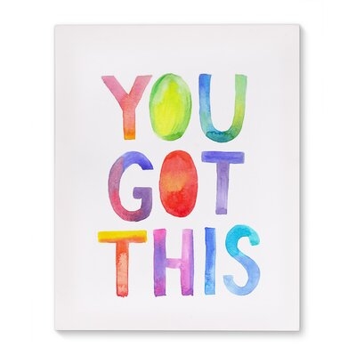 You Got This - Wrapped Canvas Print - Image 0