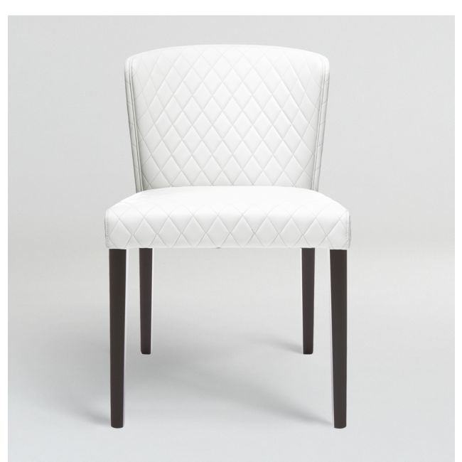 Curran Quilted Oyster Dining Chair - Image 0