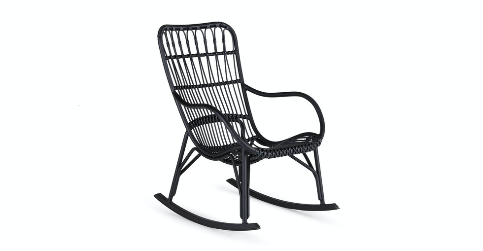 Medan Graphite Rocking Chair - Image 0