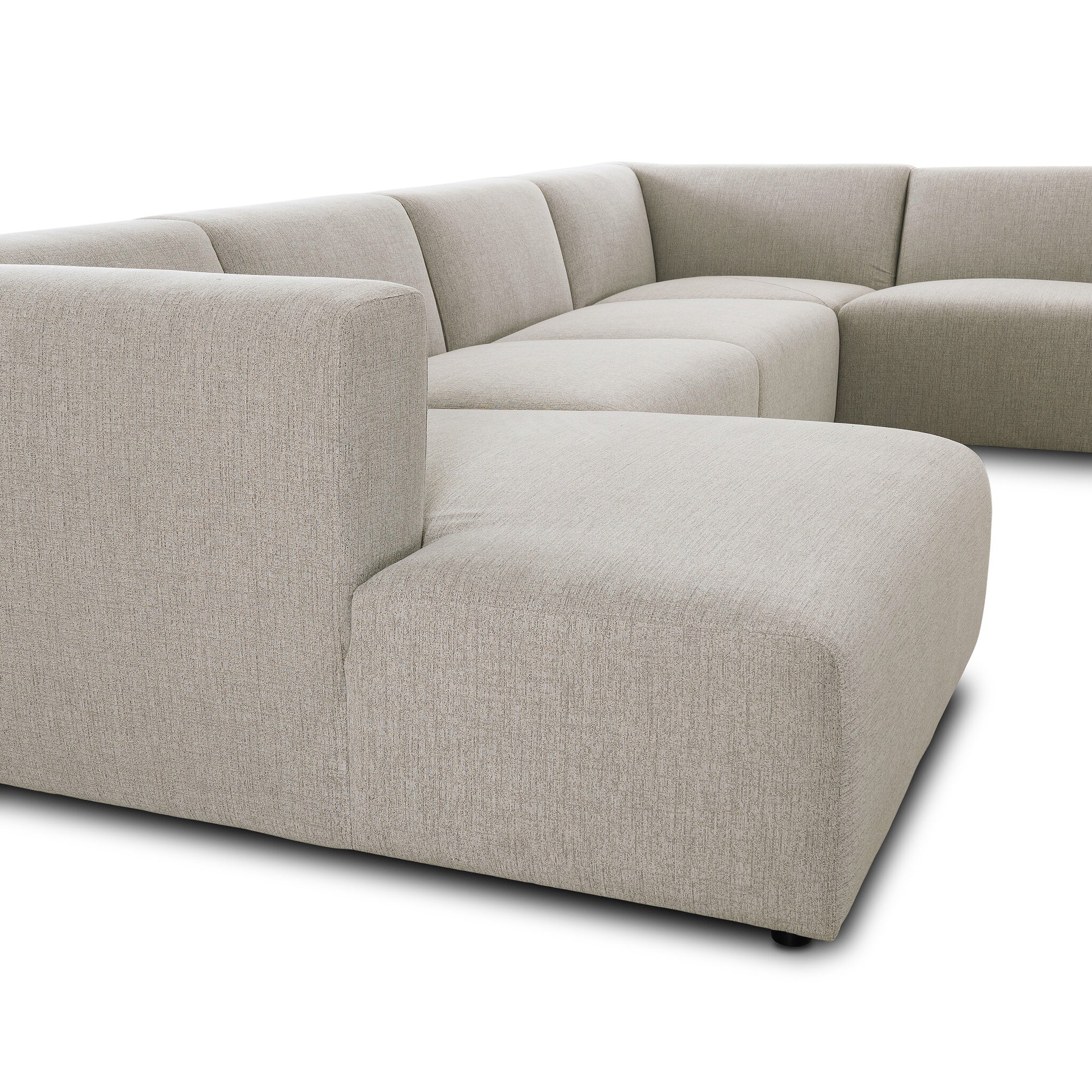 Lawndale 6 Piece Sectional - Napa Sandstone - Image 3