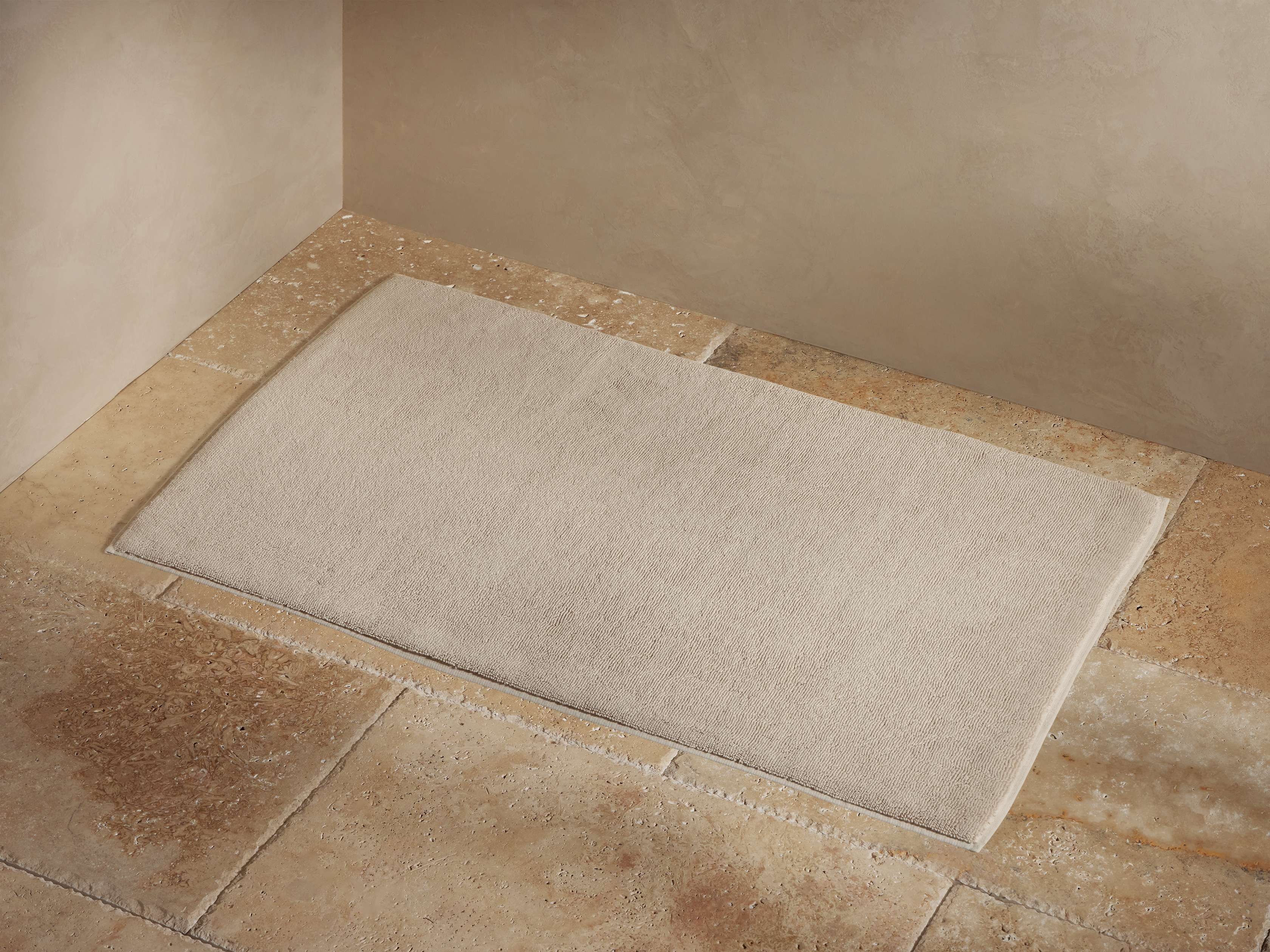 Luxe Turkish Bathmat in Cotton Large Brown  Dune  - Image 0