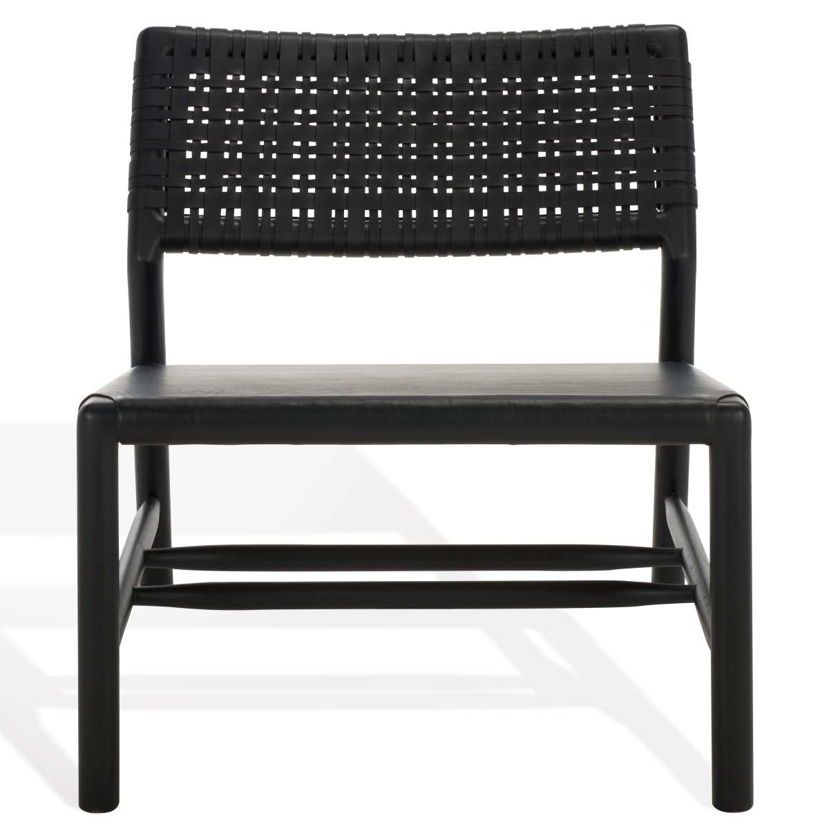 Valdina Woven Leather Acccent - Black / Black - Image 0