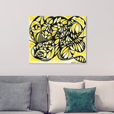 Honeycombs Wrapped Canvas Print on Canvas - Image 0