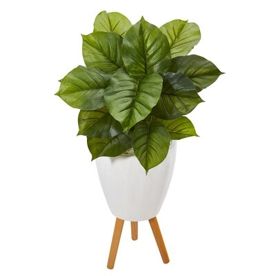 Artificial Philodendron Plant in Planter - Image 0