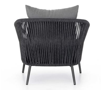 Darley Outdoor Lounge Chair, Charcoal &amp; Bronze - Image 3