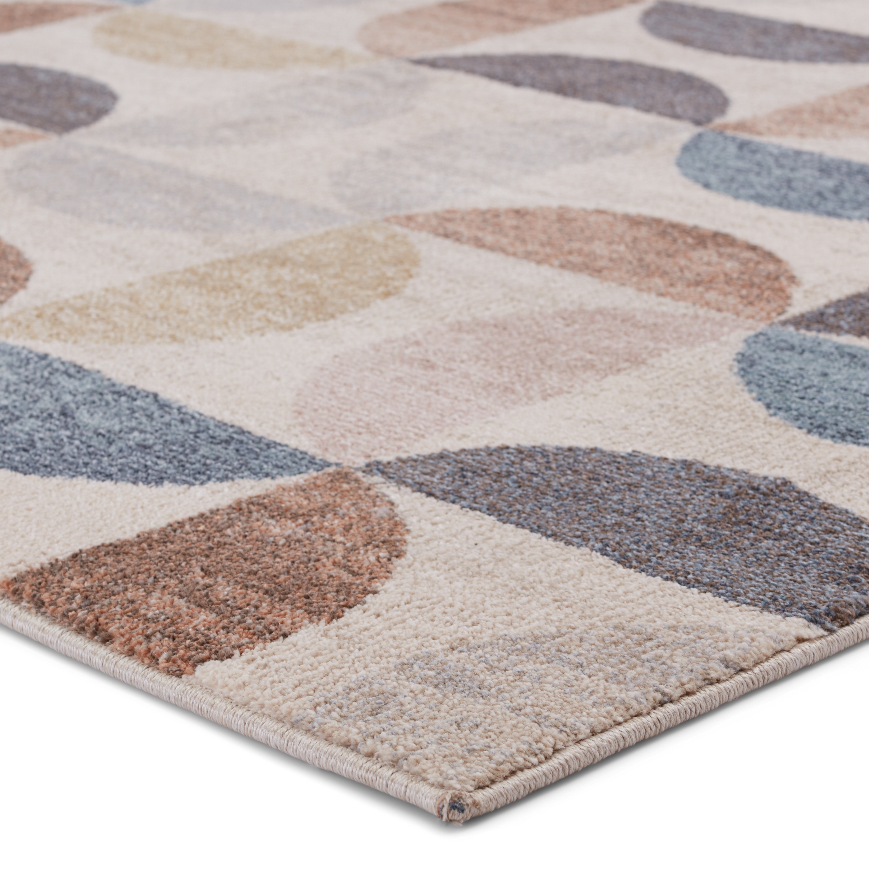 Vibe by Marcelo Geometric Cream/ Multicolor Area Rug (8'X10') - Image 1