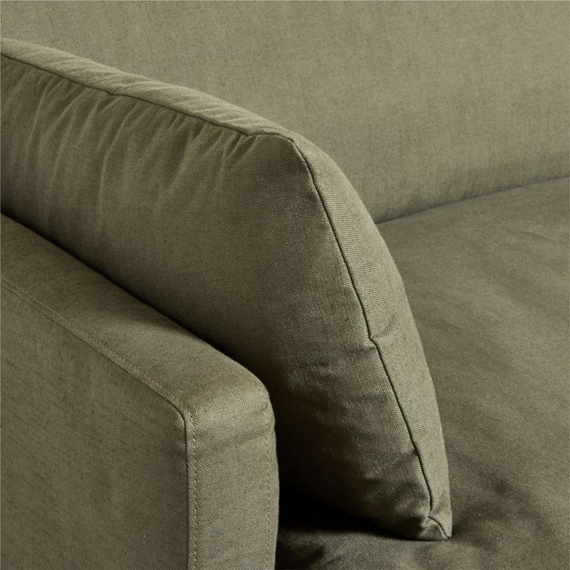 Unwind Modular 3-Piece Slipcovered Sectional Sofa with Chaise Lounge - Image 1