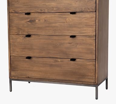 Graham 5-Drawer Tall Dresser, Auburn - Image 3