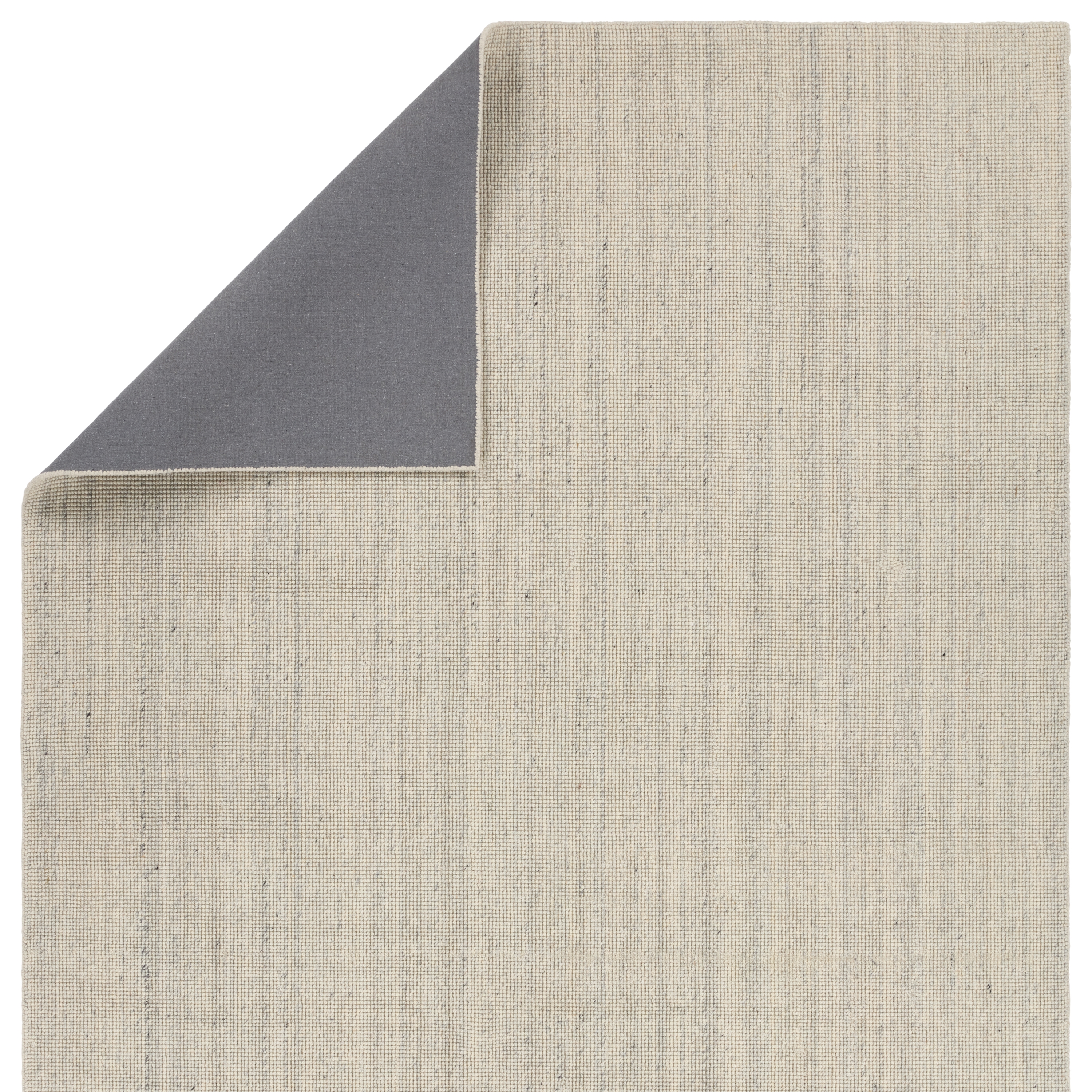 Mere RNE03 Handmade Solid Ivory Area Rug (8'6"x11'6") - Image 2