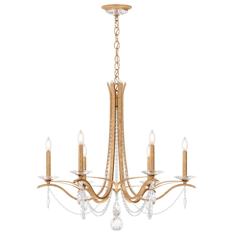 Schonbek Vesca 6 - Light Candle Style Classic Chandelier with Crystal Accents - Image 0