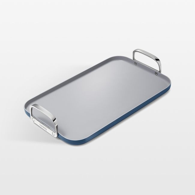 Caraway ® Navy Ceramic Non-Stick Double Burner Griddle - Image 0