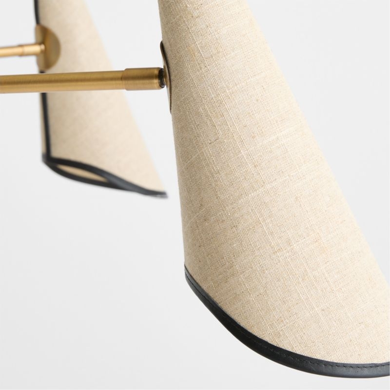 Rivet 5-Arm Chandelier by Jeremiah Brent 56" - Image 6